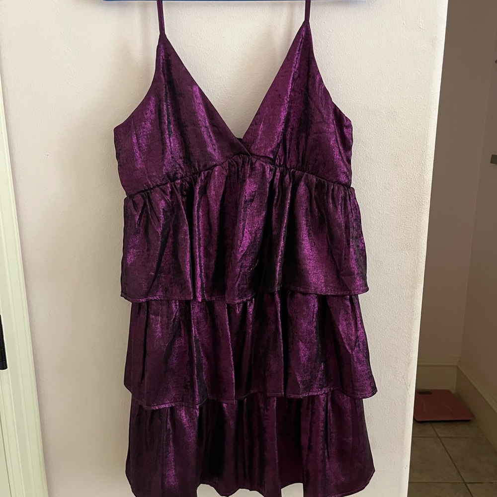 NWOT TCEC Shimmering Magenta Dress